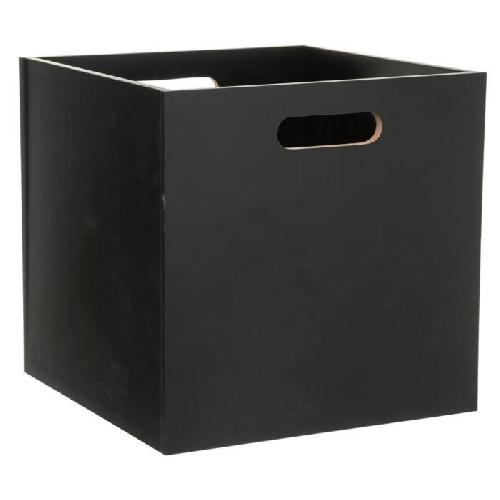 Boite de rangement-tiroir pour meuble 31x31 cm - Bois Noir
