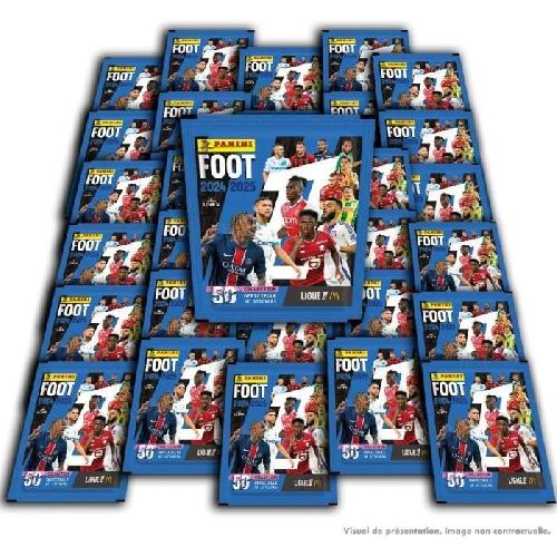 Jeu De Stickers Boîte - PANINI - Foot Ligue 1 2024-2025 - McDonald's - 50 pochettes - 350 stickers