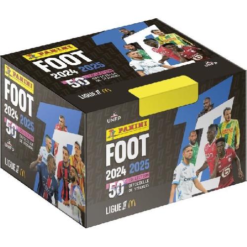 Jeu De Stickers Boîte - PANINI - Foot Ligue 1 2024-2025 - McDonald's - 50 pochettes - 350 stickers