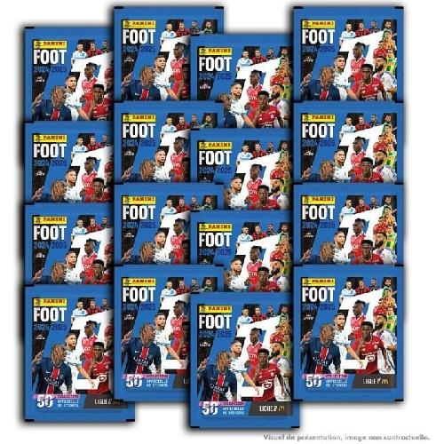 Jeu De Stickers Boîte - PANINI - Foot Ligue 1 2024-2025 - McDonald's - 50 pochettes - 350 stickers