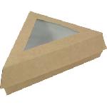 Boites patissieres triangle carton brun 170x170x130mm -x300- - archives