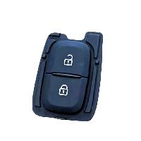 Boitier - Coque De Cle - Telecommande Boutons Caoutchouc Adaptables Pour Dacia- Renault 2 Boutons Cle Droite