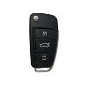 Boitier - Coque De Cle - Telecommande Coque Cle Adaptable Audi 3 Boutons - KEYSKAR