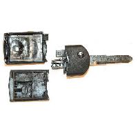 Boitier - Coque De Cle - Telecommande Coque Cle compatible avec Mazda 3 Boutons Lame Crantee retractable