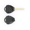 Boitier - Coque De Cle - Telecommande Coque Cle compatible avec TOYOTA 4 BOUTONS LAME CRANTEE FIXE