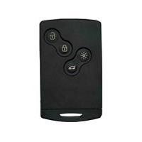 Boitier - Coque De Cle - Telecommande coque en forme de Carte Renault 4 Boutons Avec Lame Compatible Megan Scenic Captur Clio - KEYSKAR Boitier - Coque De Cle - Telecommande coque en forme de Carte Renault 4 Boutons Avec Lame Compatible Megan Scenic Captur Clio - KEYSKAR