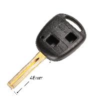 Boitier - Coque De Cle - Telecommande Coque Toyota 2 Boutons Lame Fraisee - KEYSKAR Boitier - Coque De Cle - Telecommande Coque Toyota 2 Boutons Lame Fraisee - KEYSKAR