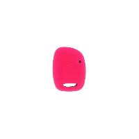 Boitier - Coque De Cle - Telecommande HOUSSE DE CLE EN SILICONE 1 BOUTONS ROSE POUR RENAULT Z