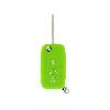 Boitier - Coque De Cle - Telecommande Housse de Cle en Silicone 3 BOUTONS VERTE POUR AUDI Z
