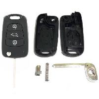 Boitier - Coque De Cle - Telecommande KIA307 - Coque de cle compatible avec Kia 3 boutons lame retractable Boitier - Coque De Cle - Telecommande KIA307 - Coque de cle compatible avec Kia 3 boutons lame retractable