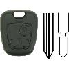 Boitier - Coque De Cle - Telecommande PSA22 - Coque compatible Peugeot Citroen 2 boutons