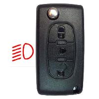 Boitier - Coque De Cle - Telecommande PSA308CP - Coque + lame PSA 3 boutons Boitier - Coque De Cle - Telecommande PSA308CP - Coque + lame PSA 3 boutons