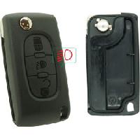 Boitier - Coque De Cle - Telecommande PSA378CP - Coque compatible Peugeot Citroen 3 boutons Boitier - Coque De Cle - Telecommande PSA378CP - Coque compatible Peugeot Citroen 3 boutons