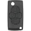 Boitier - Coque De Cle - Telecommande PSA408C - Coque de cle compatible Peugeot-Citroen 4 boutons