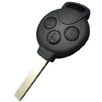 Boitier - Coque De Cle - Telecommande SMA33 - Coque et lame compatible avec Smart 3 boutons Boitier - Coque De Cle - Telecommande SMA33 - Coque et lame compatible avec Smart 3 boutons