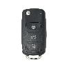 Boitier - Coque De Cle - Telecommande Vk007 - Coque Compatible Volkswagen 3 Boutons