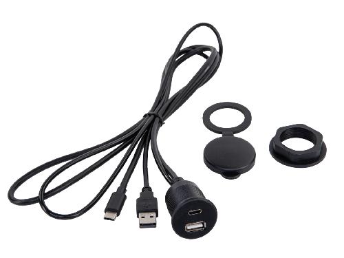 Modules divers aux usb Boitier integre USB-A USB-C