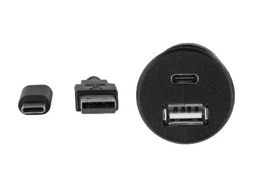 Modules divers aux usb Boitier integre USB-A USB-C