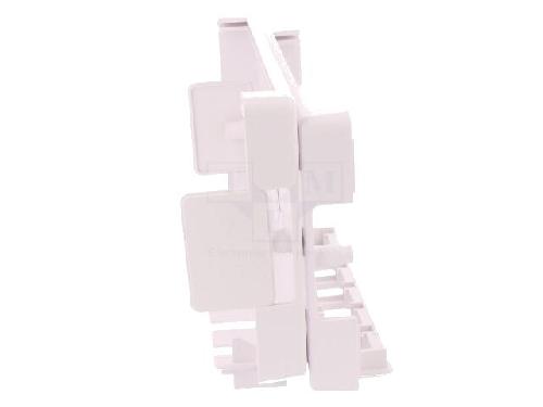 Cable - Connectique Pour Peripherique Boitier mural RJ45 femelle X6 Keystone - blanc