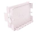Cable - Connectique Pour Peripherique Boitier mural RJ45 femelle X6 Keystone - blanc