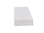 Cable - Connectique Pour Peripherique Boitier mural RJ45 femelle X8 Keystone - blanc