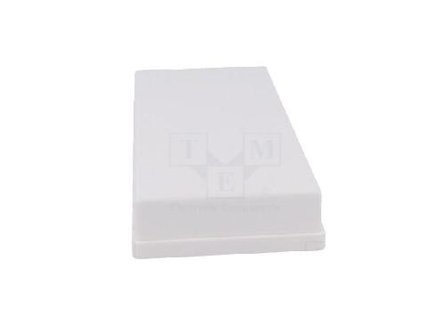 Cable - Connectique Pour Peripherique Boitier mural RJ45 femelle X8 Keystone - blanc