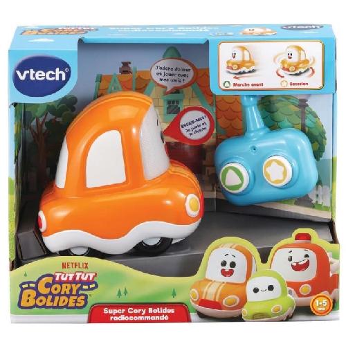 Vehicule Radiocommande Bolide radiocommandé - VTECH - Super Cory Bolides Radiocommandé - Enfant - Orange et bleu