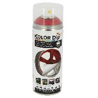 Bombe peinture Dip finition rouge metallique - Spray 400ml - KolorDip