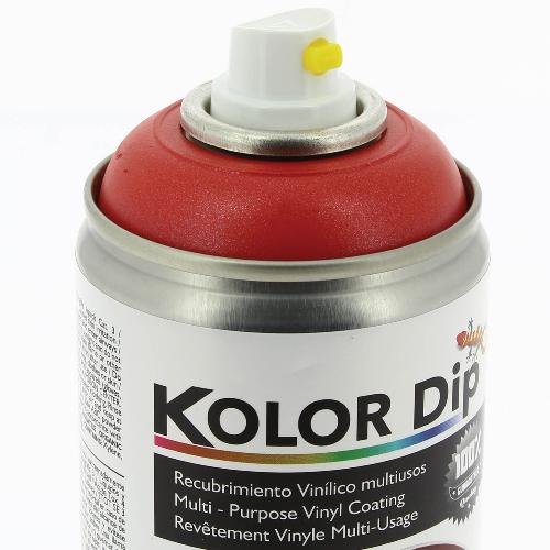 Peinture Auto Bombe peinture Dip finition rouge metallique - Spray 400ml - KolorDip