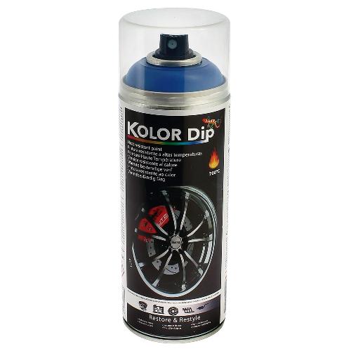 Peinture Auto Bombe peinture etrier bleu resistante a la chaleur 400ml - KolorDip