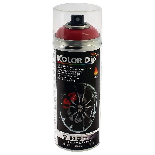 Peinture Auto Bombe peinture etrier rouge resistante a la chaleur 400ml - KolorDip