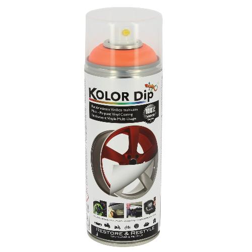 Peinture Auto Bombe peinture finition orange fluo - Spray 400ml - KolorDip