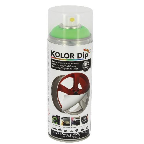 Peinture Auto Bombe peinture finition vert fluo - Spray 400ml - KolorDip