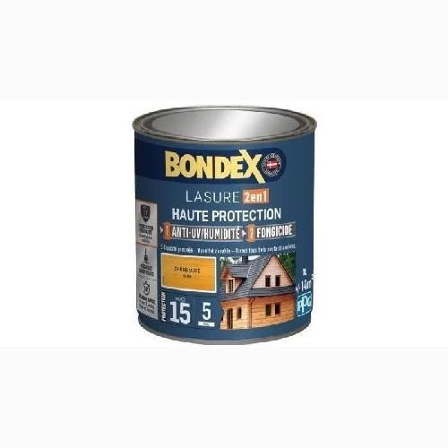 Peinture - Vernis - Traitement (lasure - Effets Decoratifs) BONDEX Lasure 2 en 1 Satin Haute Protection 5 ans - Chene doré