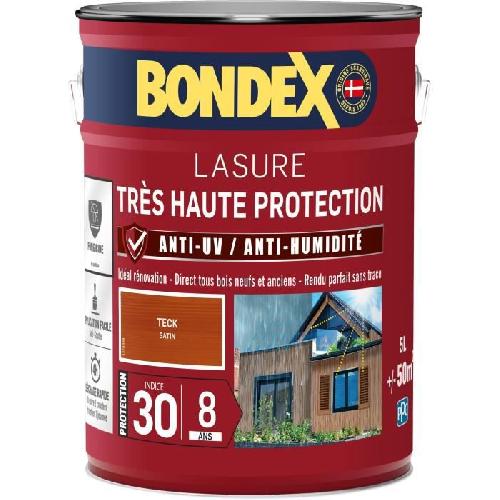 Peinture - Vernis - Traitement (lasure - Effets Decoratifs) BONDEX Lasure lasure ind 30 / 8 ans 5l