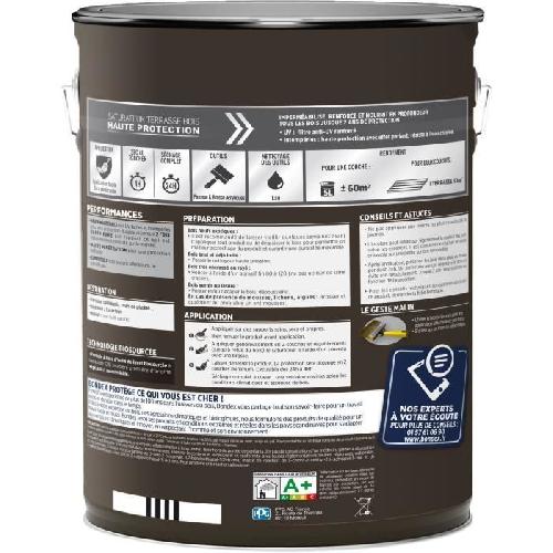 Peinture - Vernis - Traitement (lasure - Effets Decoratifs) BONDEX - Saturateur - Teck - Mat - 5L