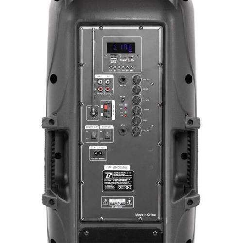 BOOMTONEDJ TRAVELER DOUBLE 10 - Sono portable ultra legere - 600W - 2 HP de 10 - Bluetooth - 2 micros sans fil VHF - Compacte