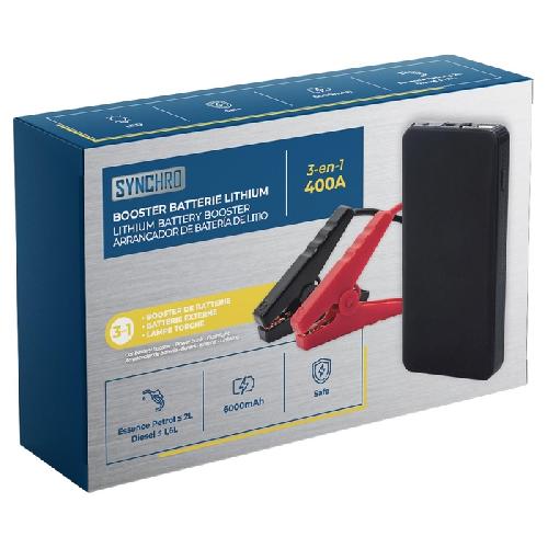Booster De Batterie - Station De Demarrage Booster de batterie lithium 3-en-1 400A SYNCHRO