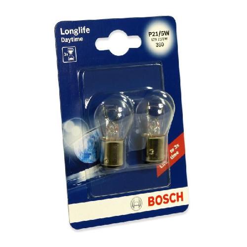 Ampoule - Eclairage Tableau De Bord BOSCH Ampoule Longlife Daytime 2 P21-5W 12V 21W 5W