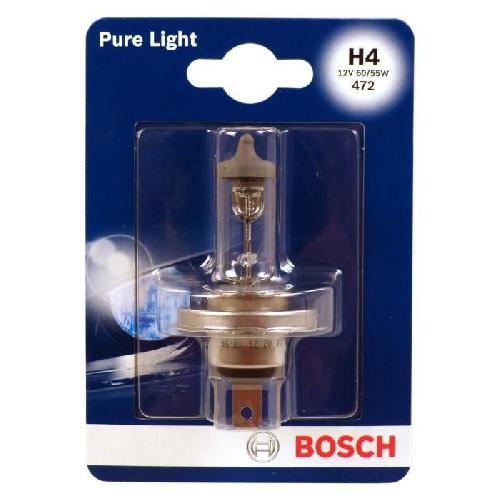 Ampoule - Eclairage Tableau De Bord BOSCH Ampoule Pure Light 1 H4 12V 60-55W