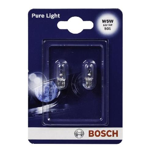 Ampoule - Eclairage Tableau De Bord BOSCH Ampoule Pure Light 2 W5W 12V 5W