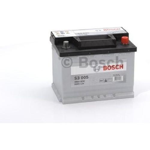 Batterie Vehicule BOSCH Batterie Auto S3005 56AH 480A - + a droite