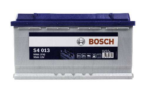 Batterie Vehicule BOSCH Batterie Auto S4013 95Ah 800A - + a droite