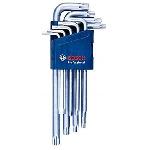 Bosch Professional - Set de 9 cles males pour vis Torx