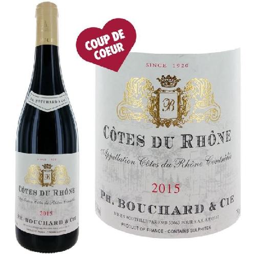 Vin Rouge Bouchard & Cie Côtes du Rhône - Vin rouge de la Vallée du Rhône