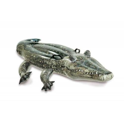 Jeux De Recre - Jeux D'exterieur Bouée gonflable Alligator a chevaucher INTEX - Dimensions 170 x 86 cm - Pour enfants a partir de 3 ans