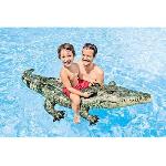 Jeux De Recre - Jeux D'exterieur Bouée gonflable Alligator a chevaucher INTEX - Dimensions 170 x 86 cm - Pour enfants a partir de 3 ans