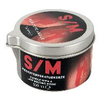 Bougies de massage Bougie S M rouge 100 g Bougies de massage Bougie S M rouge 100 g