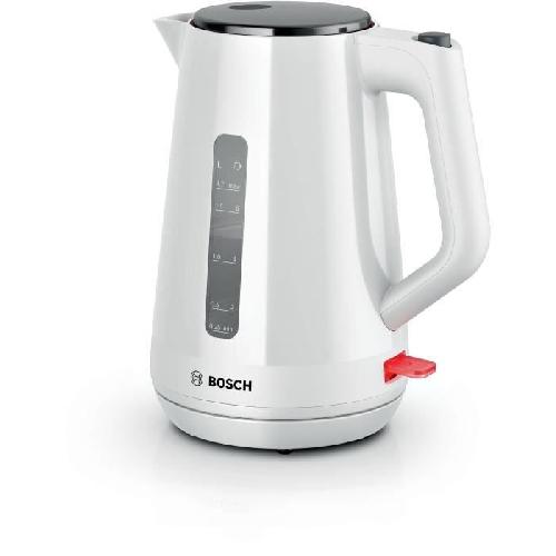 Bouilloire Electrique Bouilloire - BOSCH -  TWK1M121 MyMoment - Blanche - capacité 1.7L - base 360° - rangement du cordon -3 sécurités automatiques