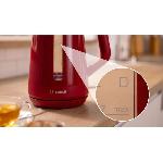 Bouilloire Electrique Bouilloire - BOSCH - TWK1M124 MyMoment - Rouge - capacité 1.7L - base 360° - filtre anti-calcaire